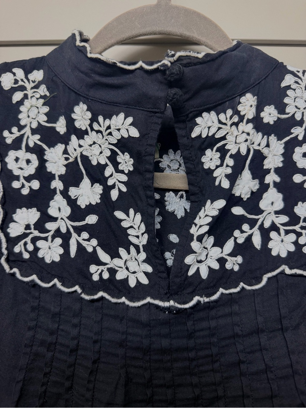 Farm Rio Black Embroidered Floral Womens' Dress MEDIUM - Picture 8 of 8
